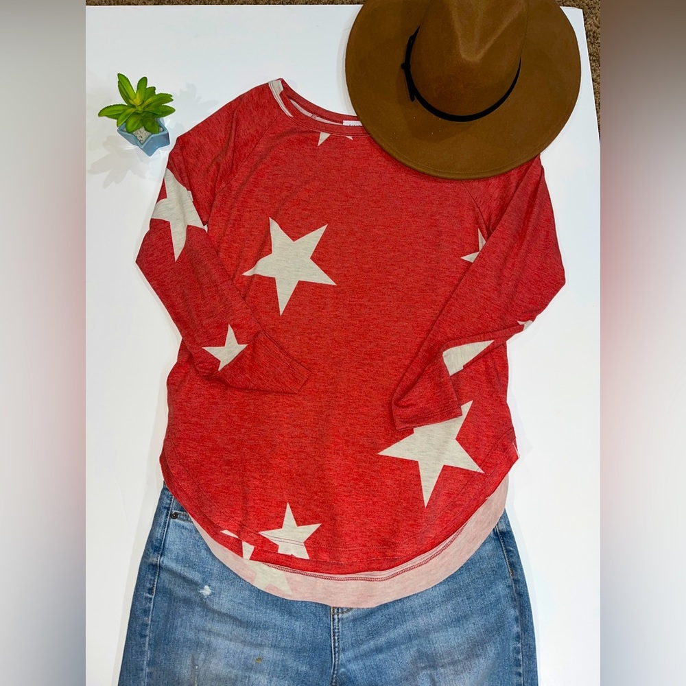 Star Long Sleeve Top